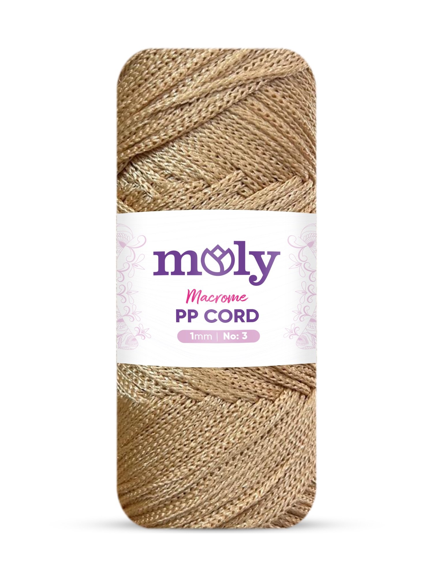 PP CORD MACROME NO:3 Moly Bej 033